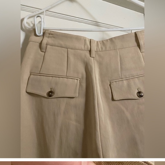 Anthropologie Closed Pleated Trouser paperbag chino parachute Pant unisex - Picture 8 of 14